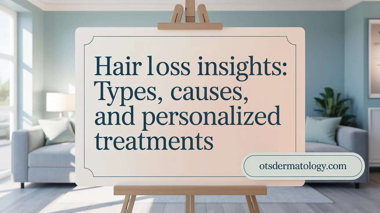 Hair Loss Insights: Types, Causes, and Personalized Treatments