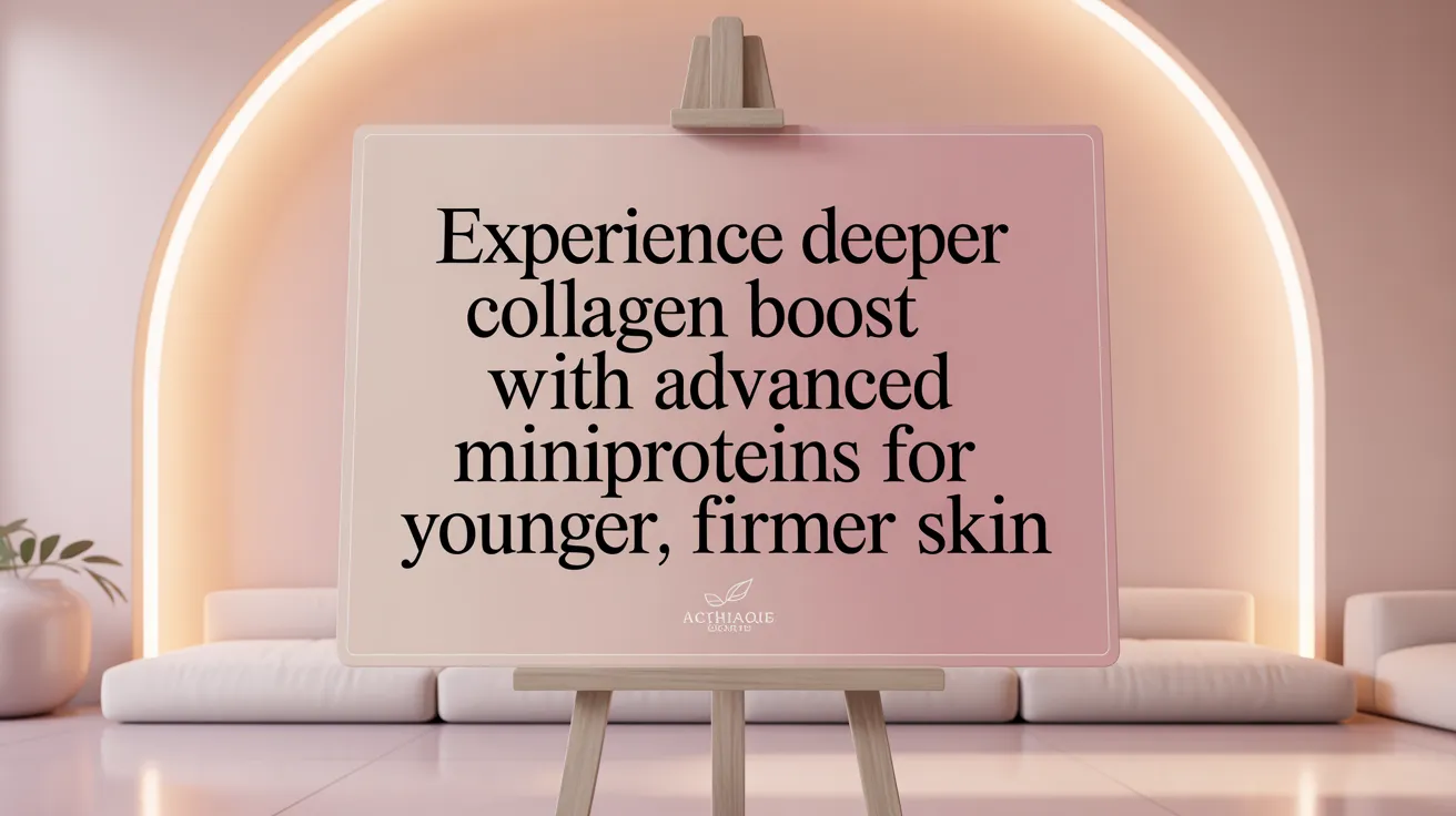 Experience Deeper Collagen Boost with Advanced Miniproteins for Younger, Firmer Skin
