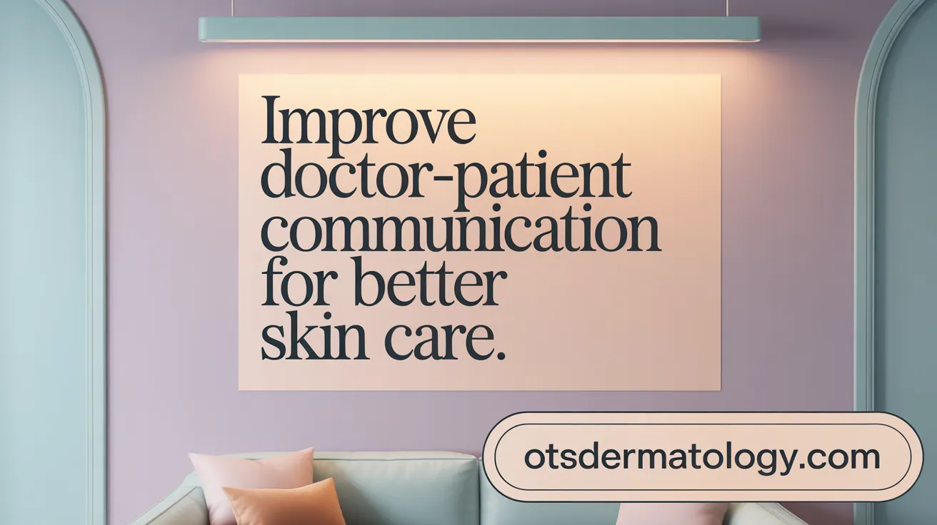 Improve Doctor-Patient Communication for Better Skin Care
