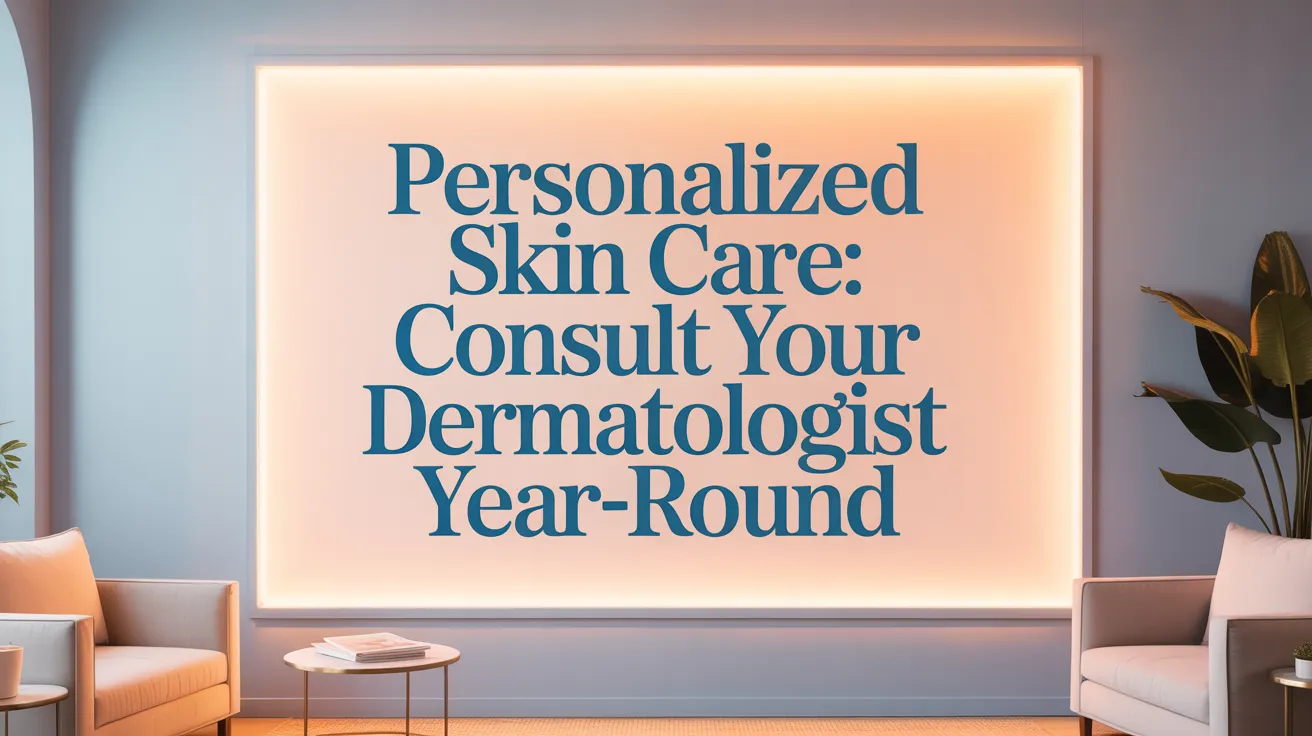 Personalized Skin Care: Consult Your Dermatologist Year-Round
