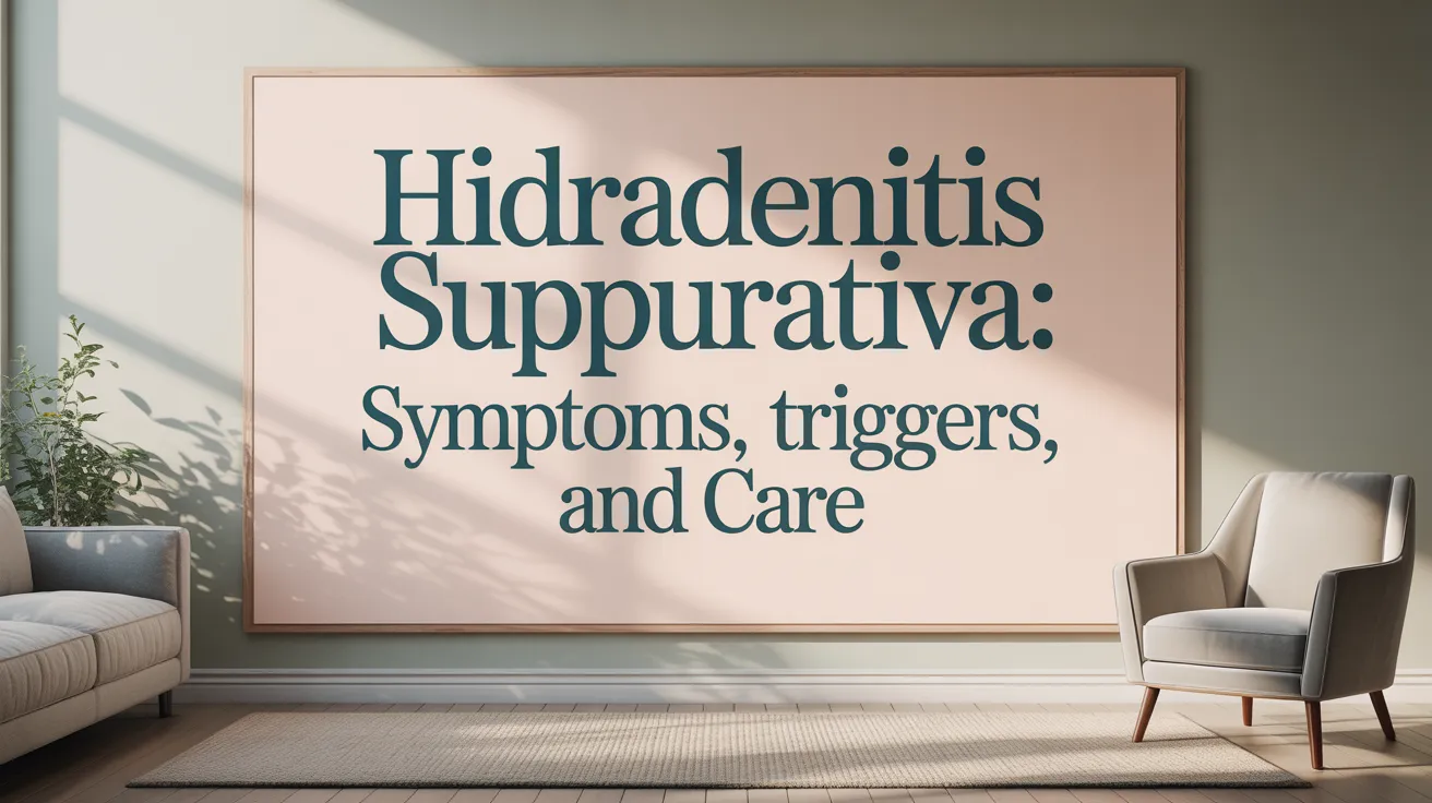Hidradenitis Suppurativa: Symptoms, Triggers, and Care