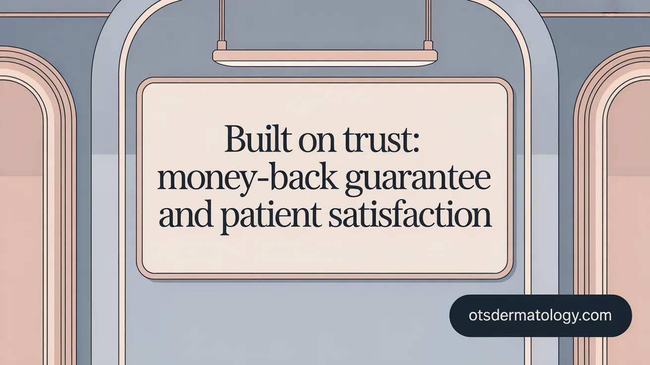 Built on Trust: Money-Back Guarantee and Patient Satisfaction