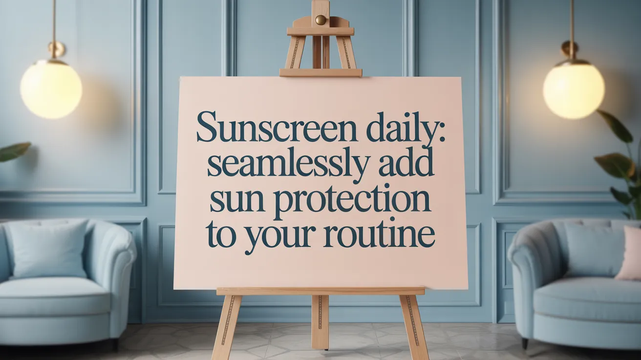 Sunscreen Daily: Seamlessly Add Sun Protection to Your Routine