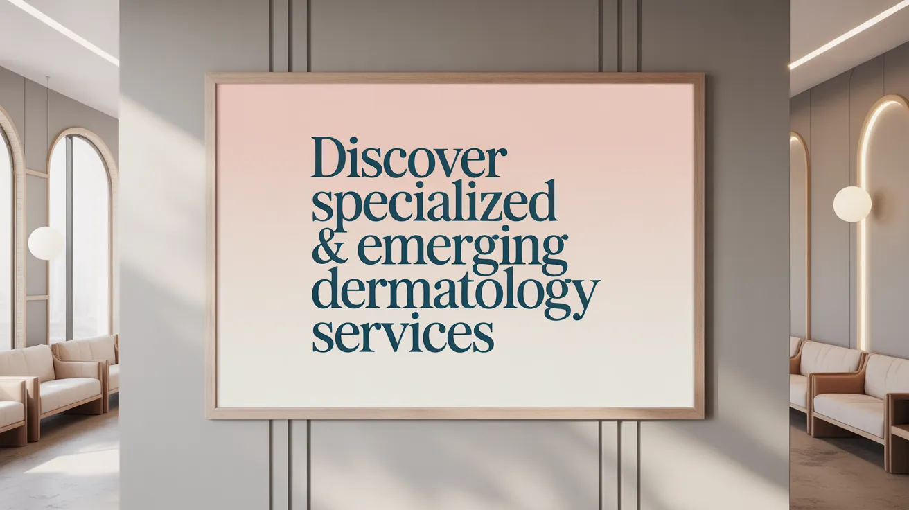 Discover Specialized & Emerging Dermatology Services
