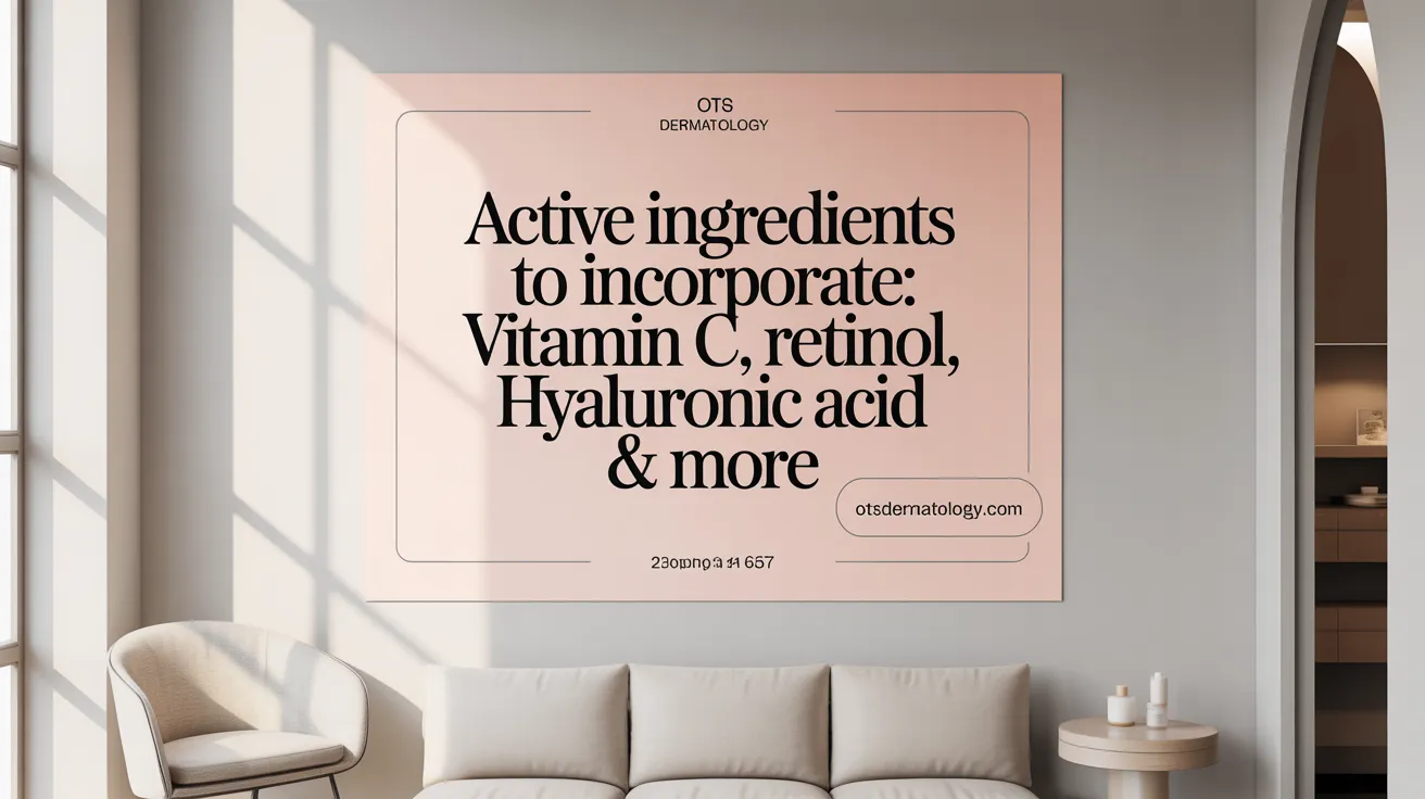 Active Ingredients to Incorporate: Vitamin C, Retinol, Hyaluronic Acid & More