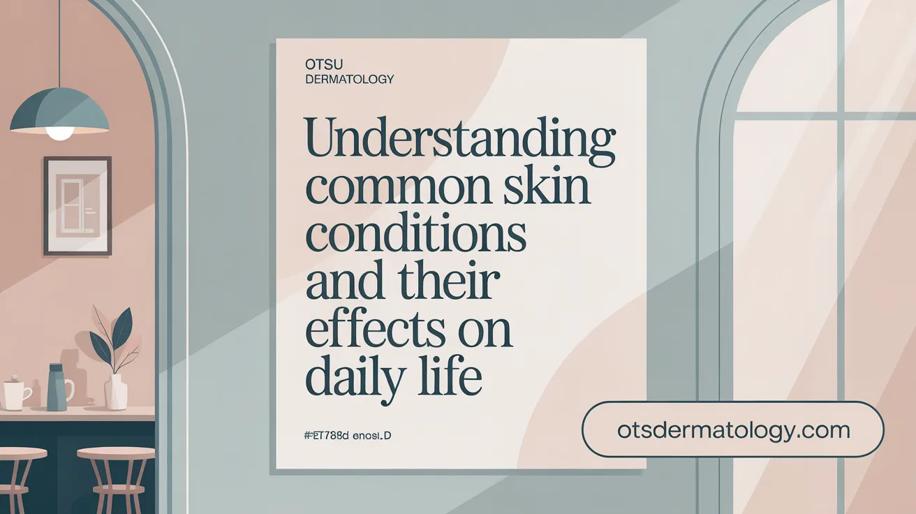 Understanding Common Skin Conditions and Their Effects on Daily Life