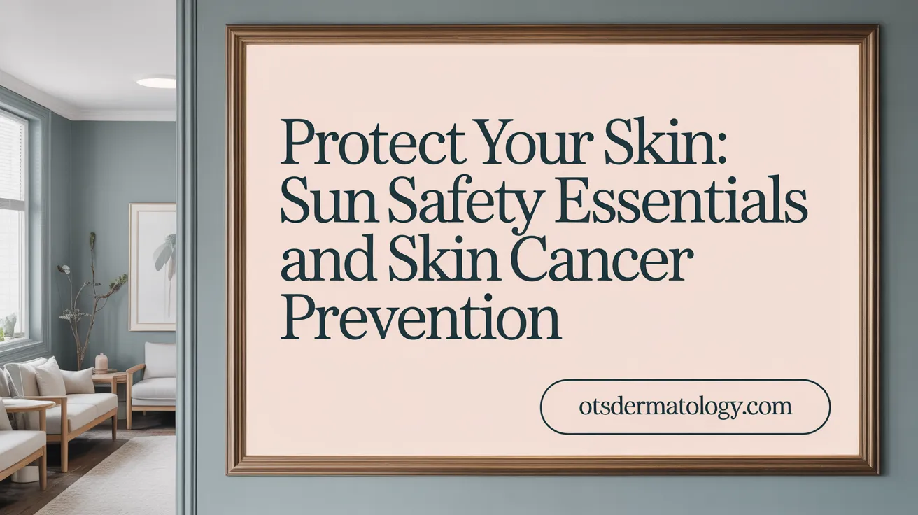 Protect Your Skin: Sun Safety Essentials and Skin Cancer Prevention
