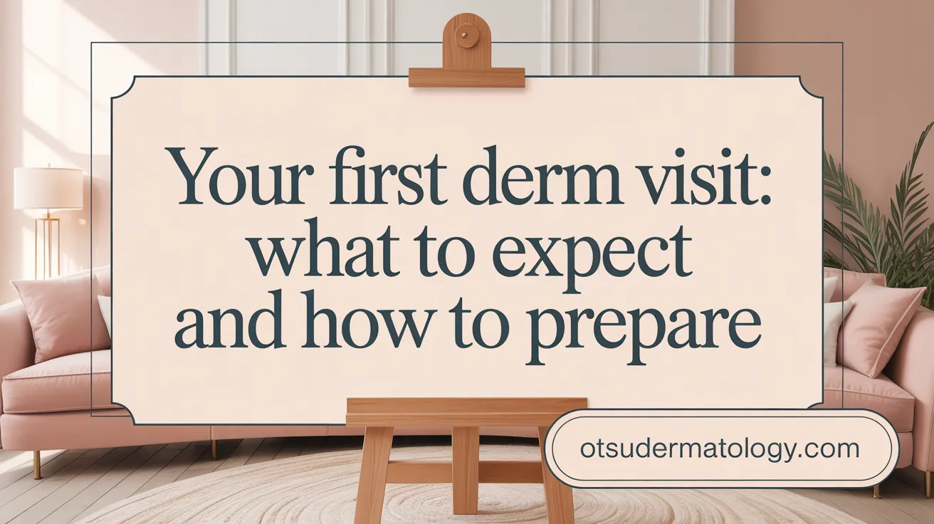 Your First Derm Visit: What to Expect and How to Prepare