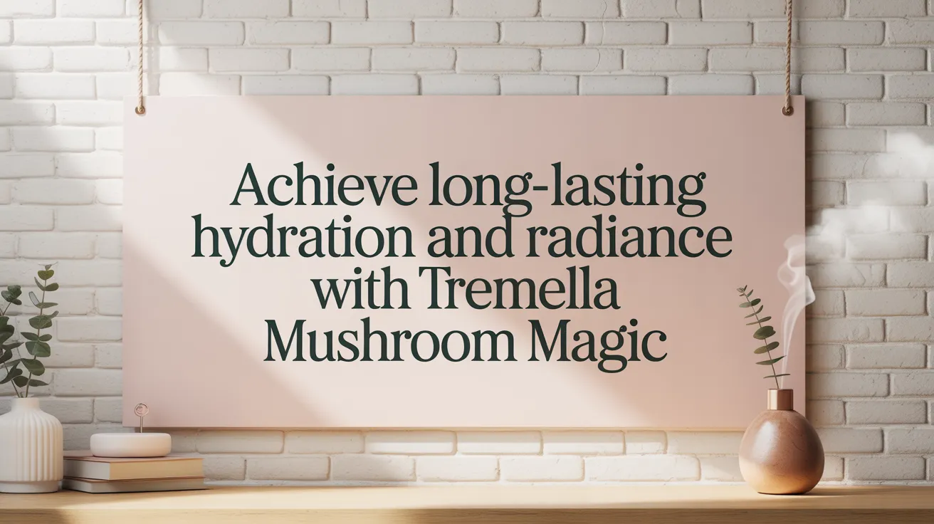 Achieve Long-Lasting Hydration and Radiance with Tremella Mushroom Magic