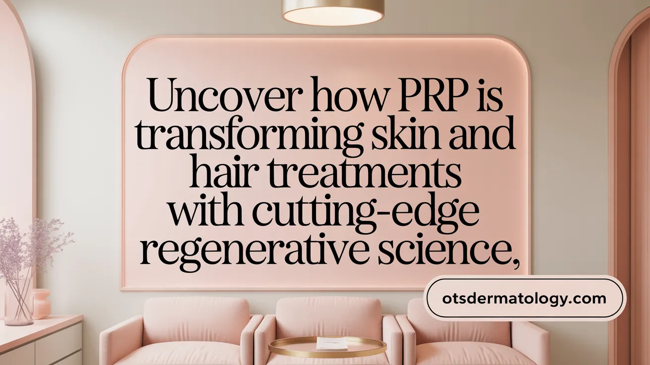 Uncover how PRP is transforming skin and hair treatments with cutting-edge regenerative science.