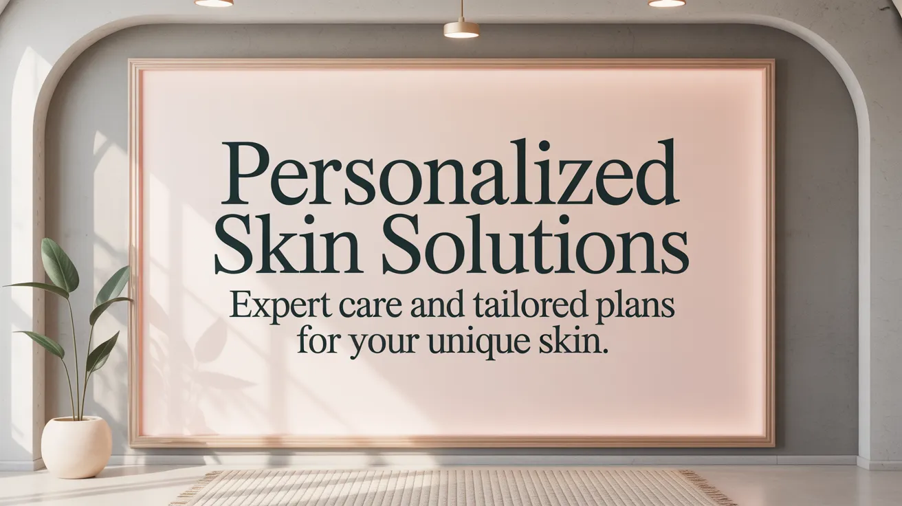 Personalized Skin Solutions! Expert Care and Tailored Plans for Your Unique Skin