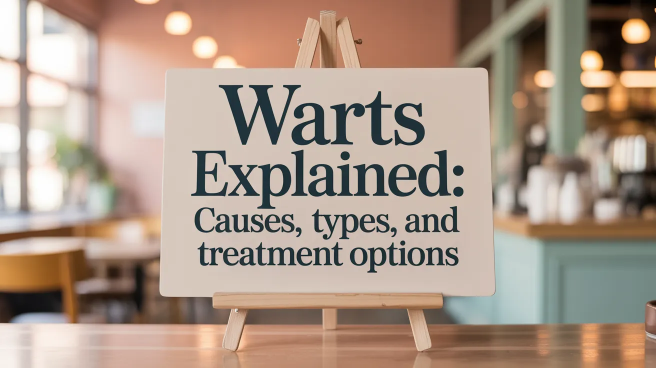 Warts Explained: Causes, Types, and Treatment Options
