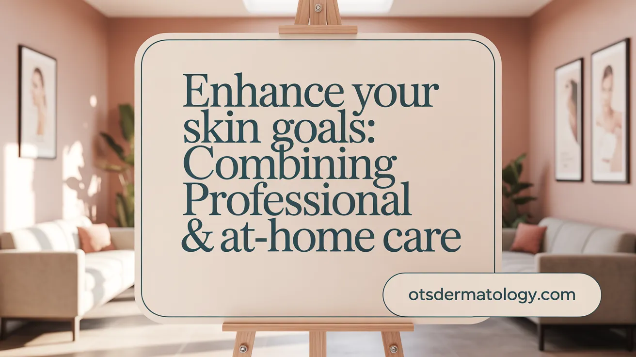 Enhance Your Skin Goals: Combining Professional & At-Home Care