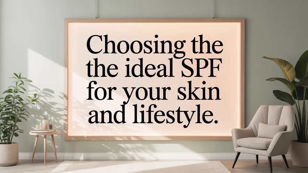 Choosing the Ideal SPF for Your Skin and Lifestyle