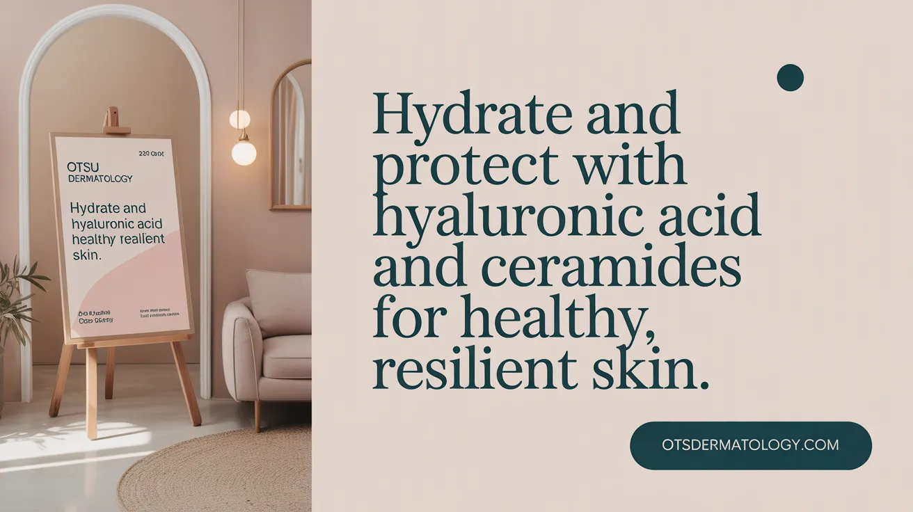 Hydrate and protect with hyaluronic acid and ceramides for healthy, resilient skin.