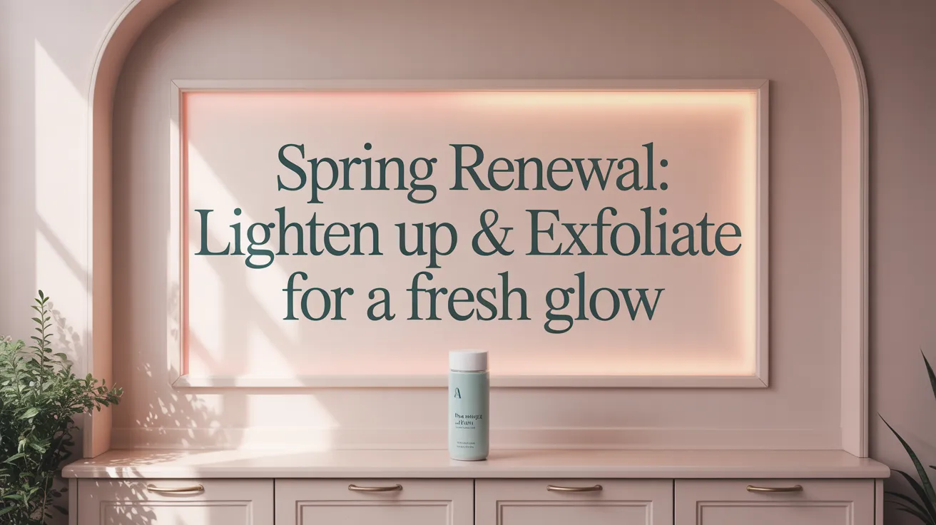 Spring Renewal: Lighten Up & Exfoliate for a Fresh Glow