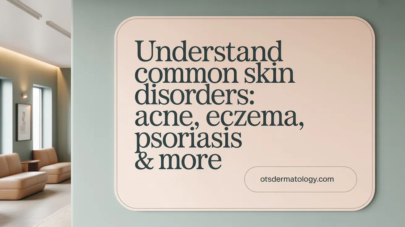 Understand Common Skin Disorders: Acne, Eczema, Psoriasis & More