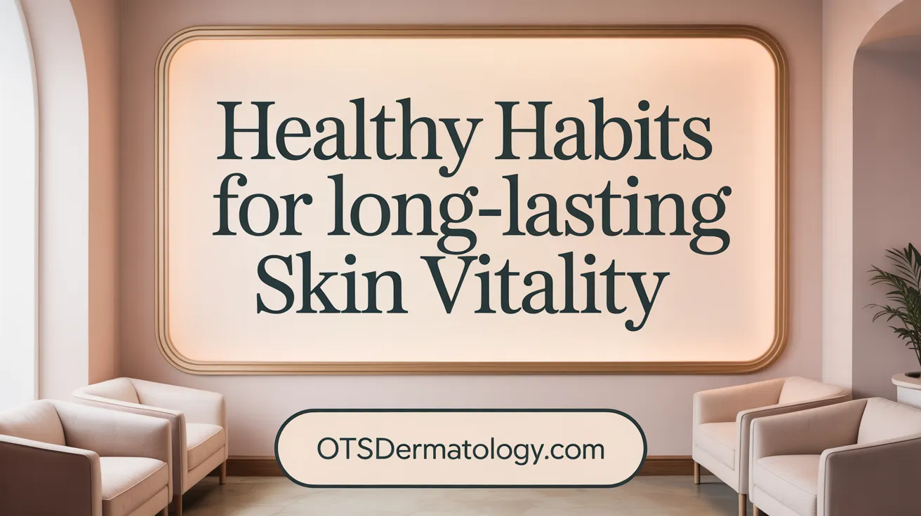Healthy Habits for Long-lasting Skin Vitality