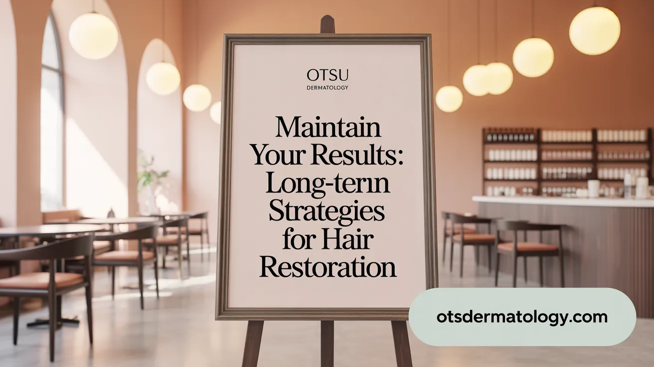 Maintain Your Results: Long-Term Strategies for Hair Restoration