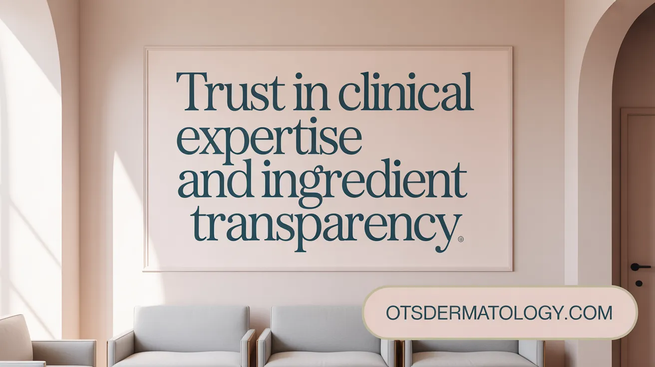 Trust in Clinical Expertise and Ingredient Transparency