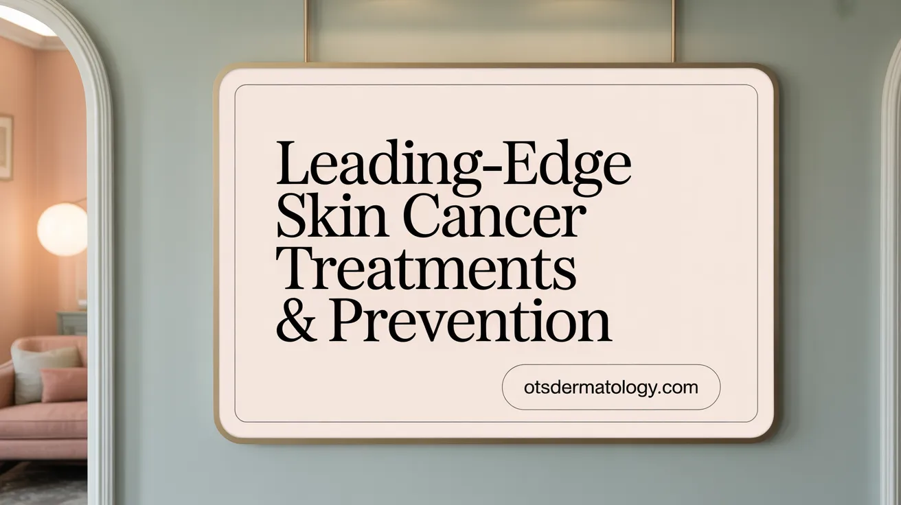 Leading-Edge Skin Cancer Treatments & Prevention