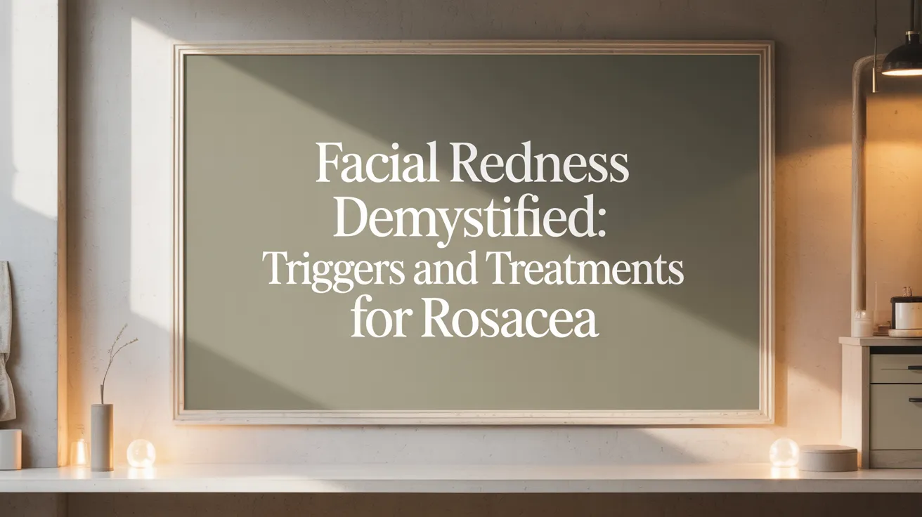 Facial Redness Demystified: Triggers and Treatments for Rosacea