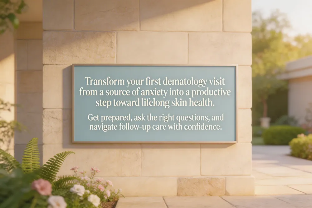 Transform your first dermatology visit from a source of anxiety into a productive step toward lifelong skin health. Get prepared, ask the right questions, and navigate follow-up care with confidence.