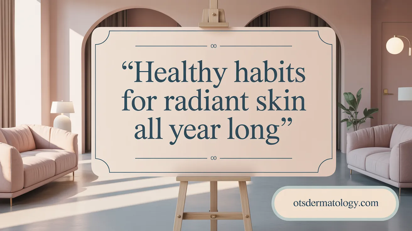Healthy Habits for Radiant Skin All Year Long