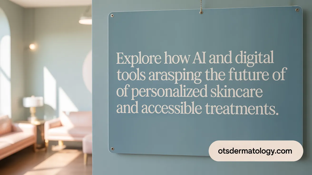 Explore how AI and digital tools are shaping the future of personalized skincare and accessible treatments.