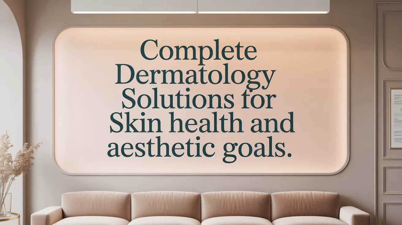 Complete Dermatology Solutions for Skin Health and Aesthetic Goals