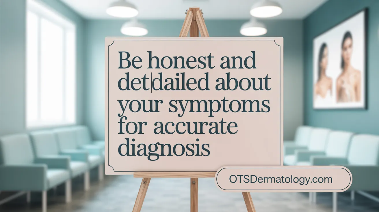 Be Honest and Detailed About Your Symptoms for Accurate Diagnosis
