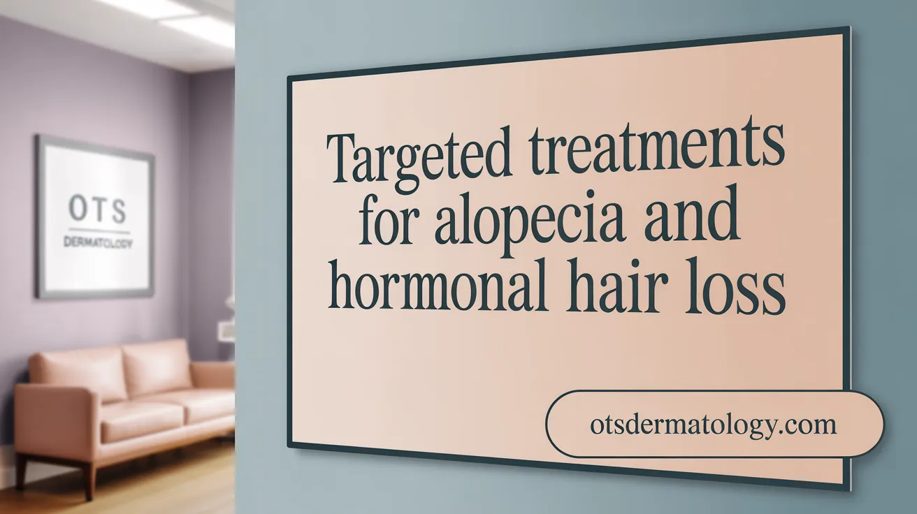 Targeted Treatments for Alopecia and Hormonal Hair Loss