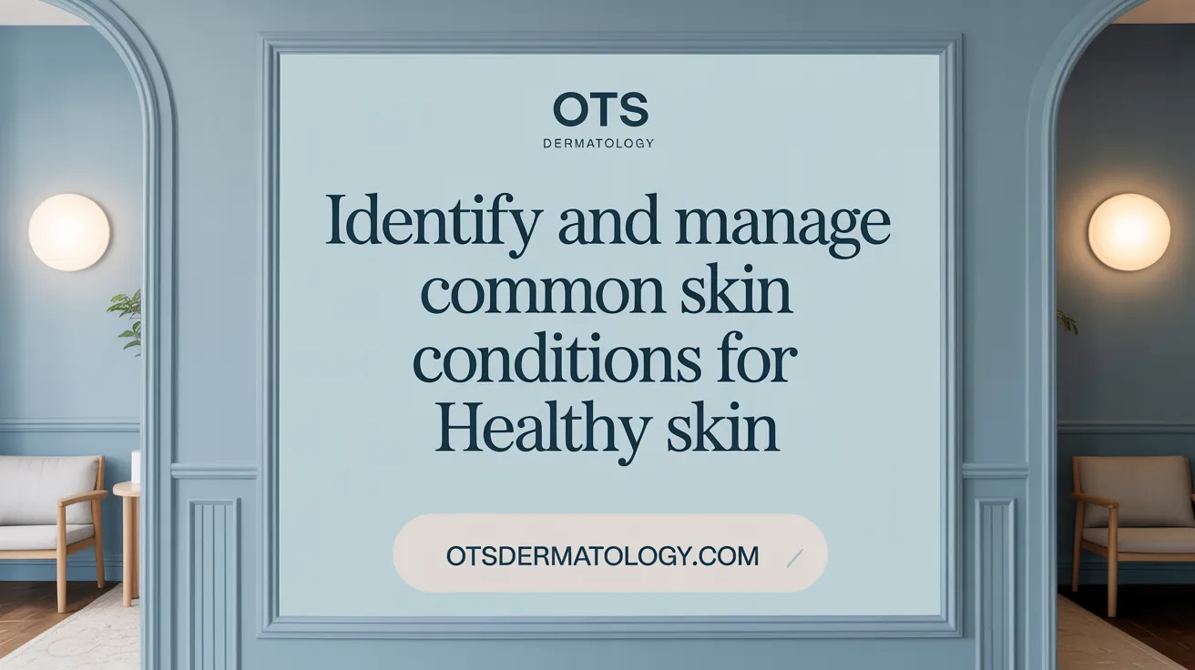 Identify and Manage Common Skin Conditions for Healthy Skin