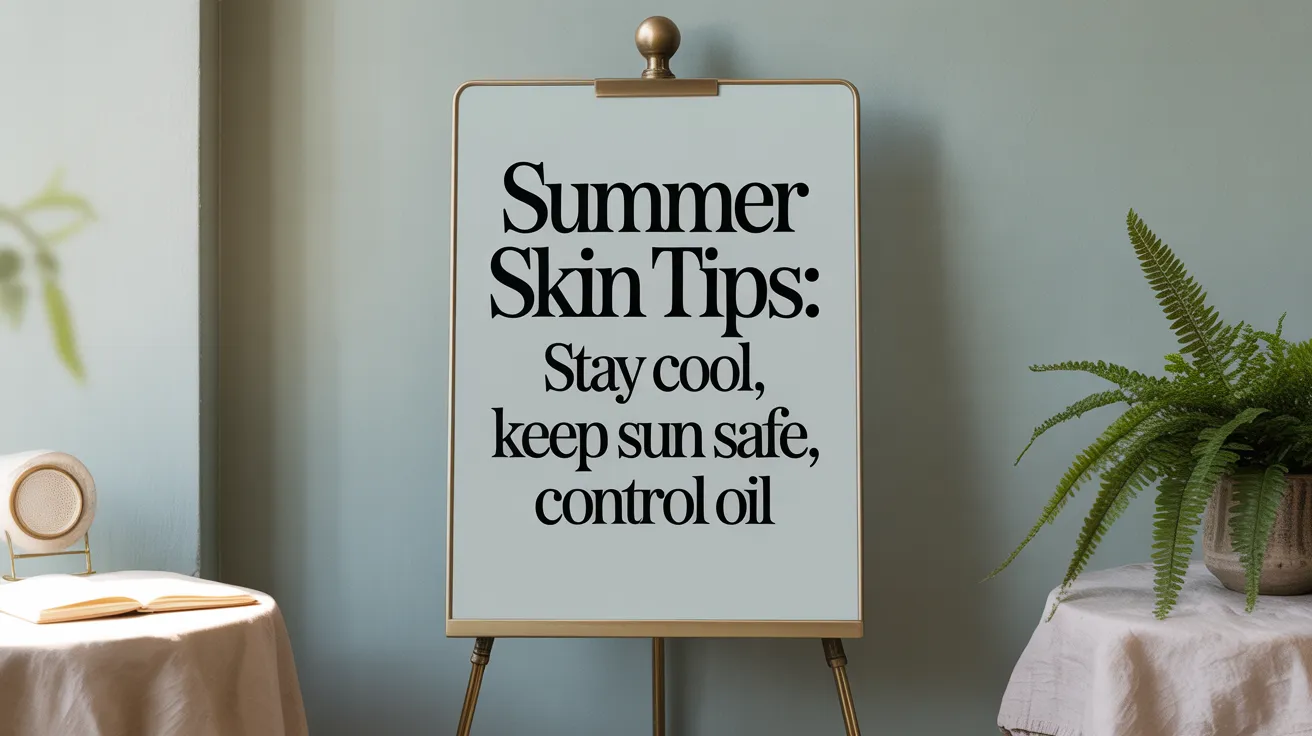Summer Skin Tips: Stay Cool, Keep Sun Safe, Control Oil