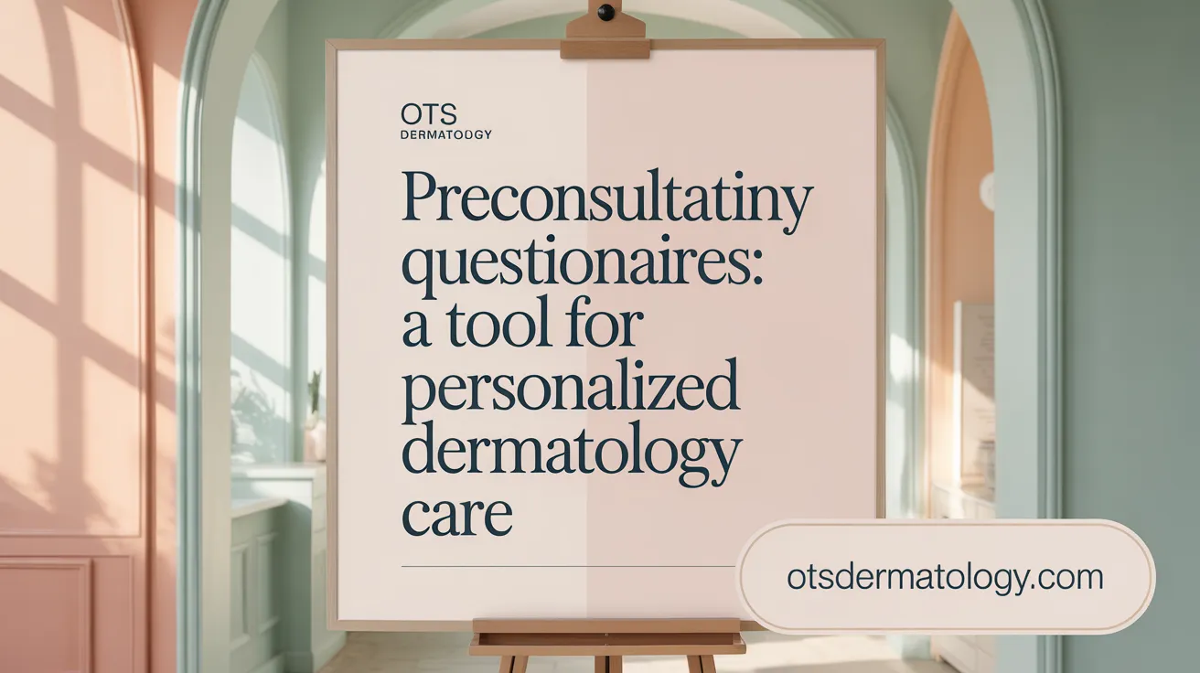 Preconsultation Questionnaires: A Tool for Personalized Dermatology Care