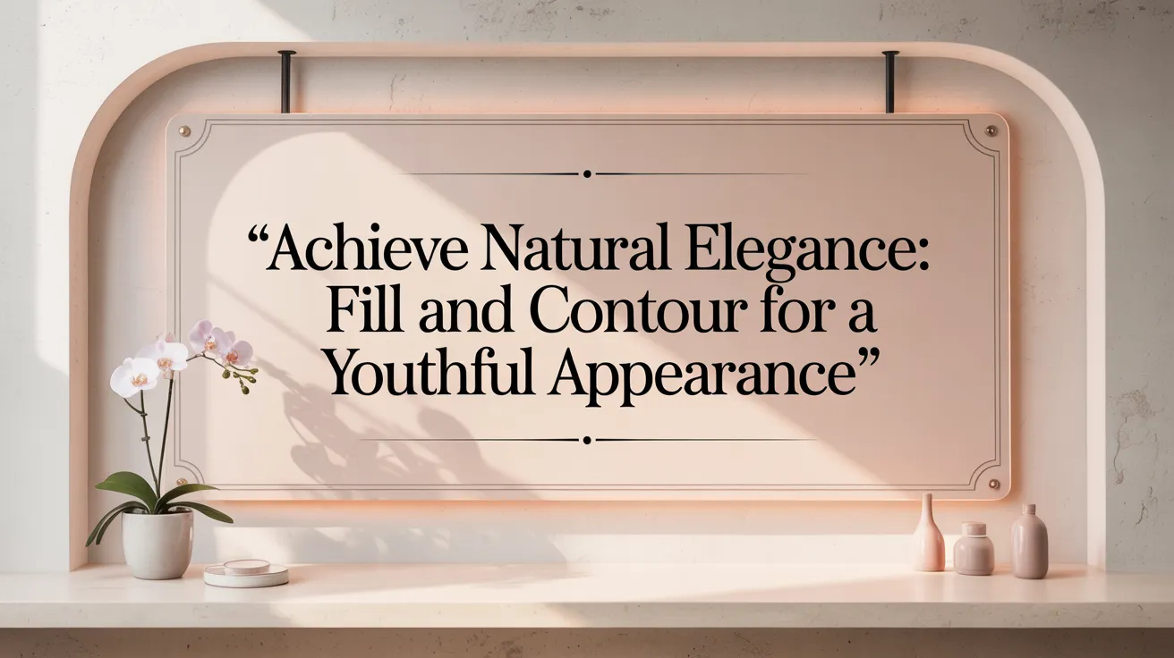 Achieve Natural Elegance: Fill and Contour for a Youthful Appearance