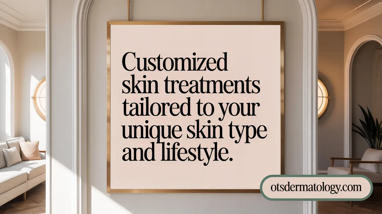 Customized skin treatments tailored to your unique skin type and lifestyle.