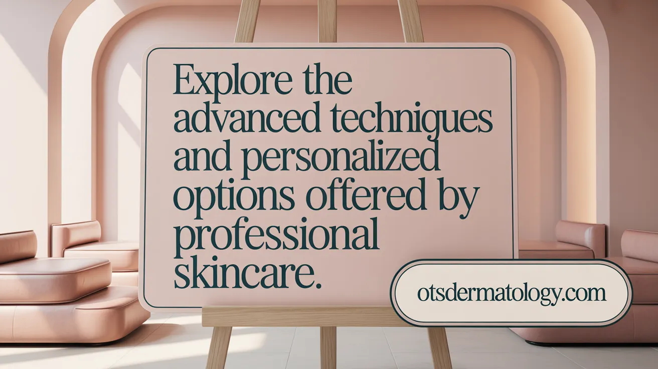 Explore the advanced techniques and personalized options offered by professional skincare.