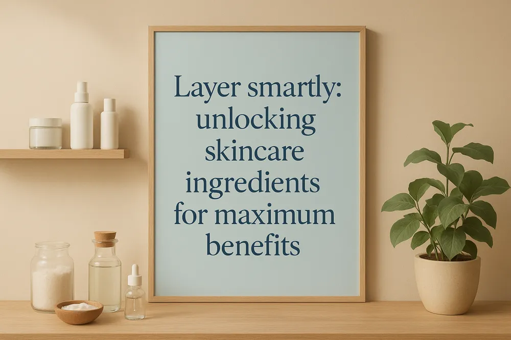 Layer smartly: unlocking skincare ingredients for maximum benefits