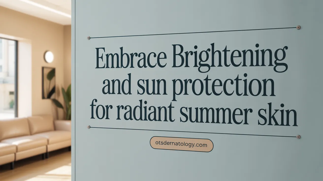 Embrace Brightening and Sun Protection for Radiant Summer Skin