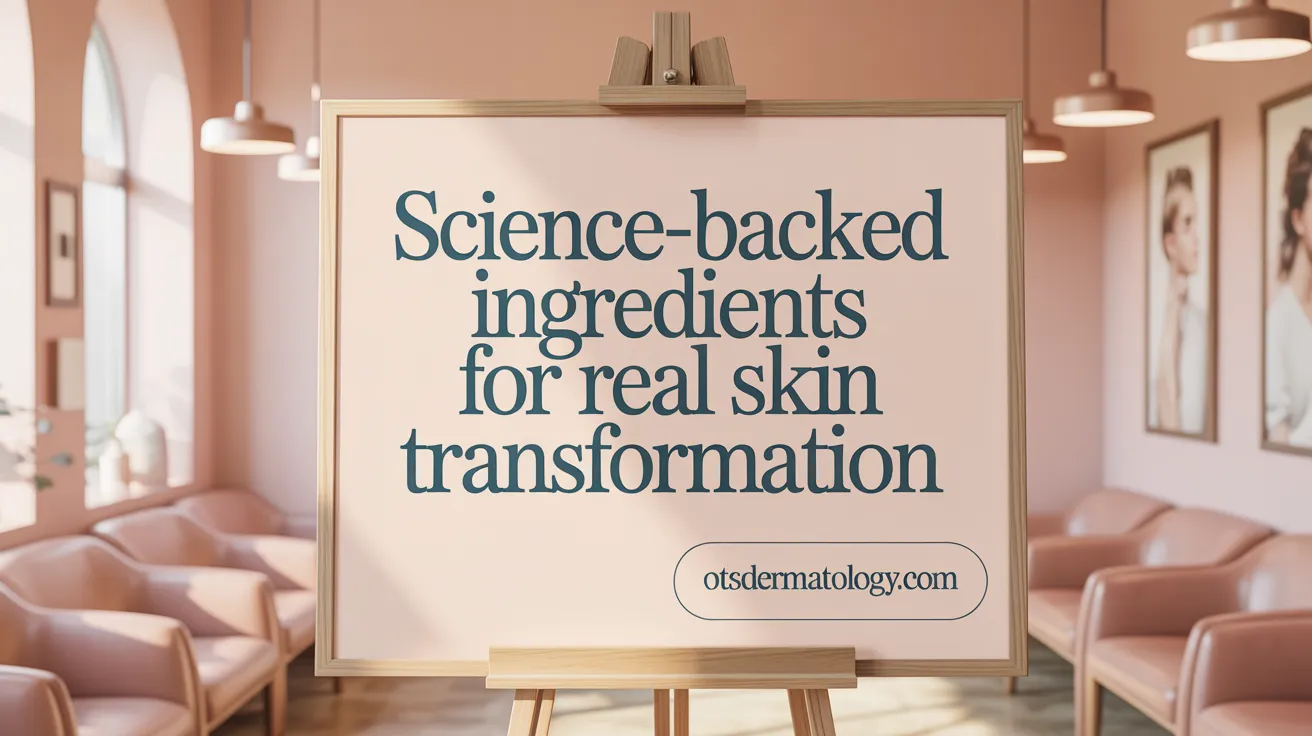 Science-Backed Ingredients for Real Skin Transformation
