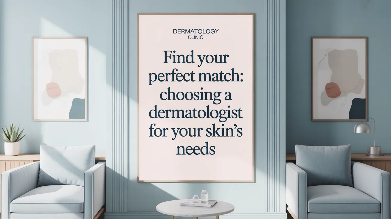 Find Your Perfect Match: Choosing a Dermatologist for Your Skin's Needs