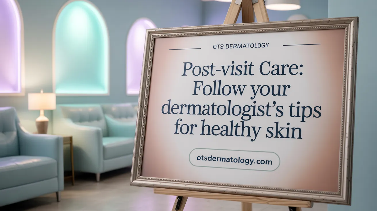 Post-Visit Care: Follow Your Dermatologist’s Tips for Healthy Skin