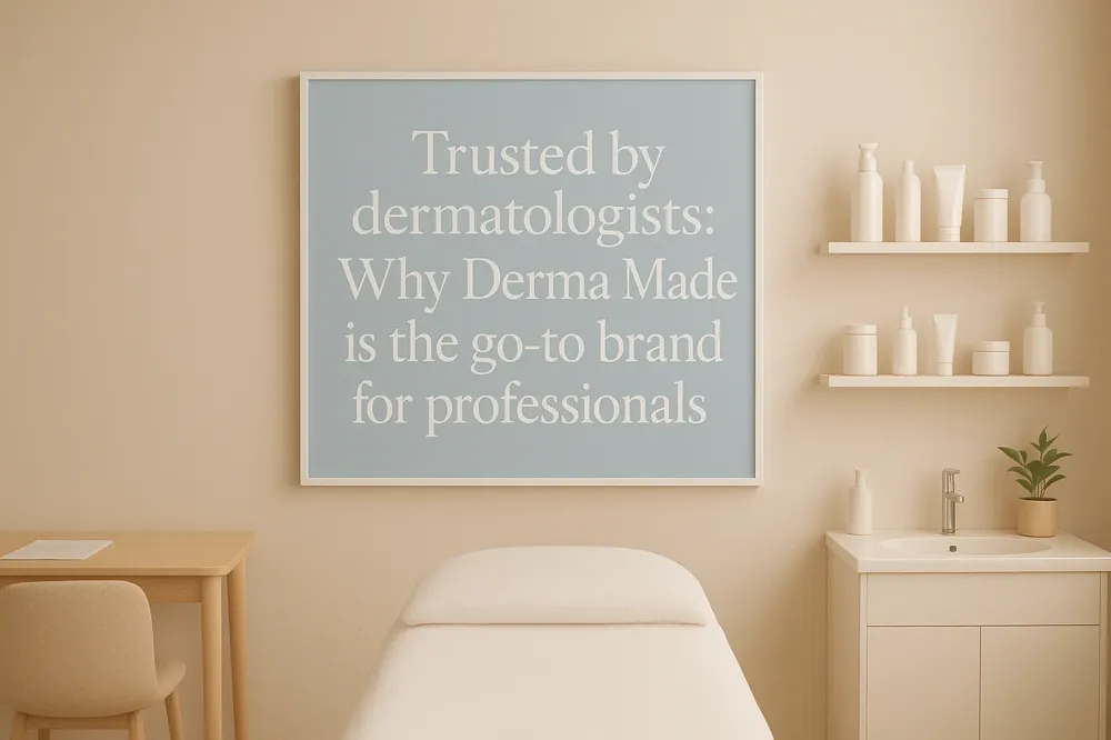Trusted by dermatologists: Why Derma Made is the go-to brand for professionals.