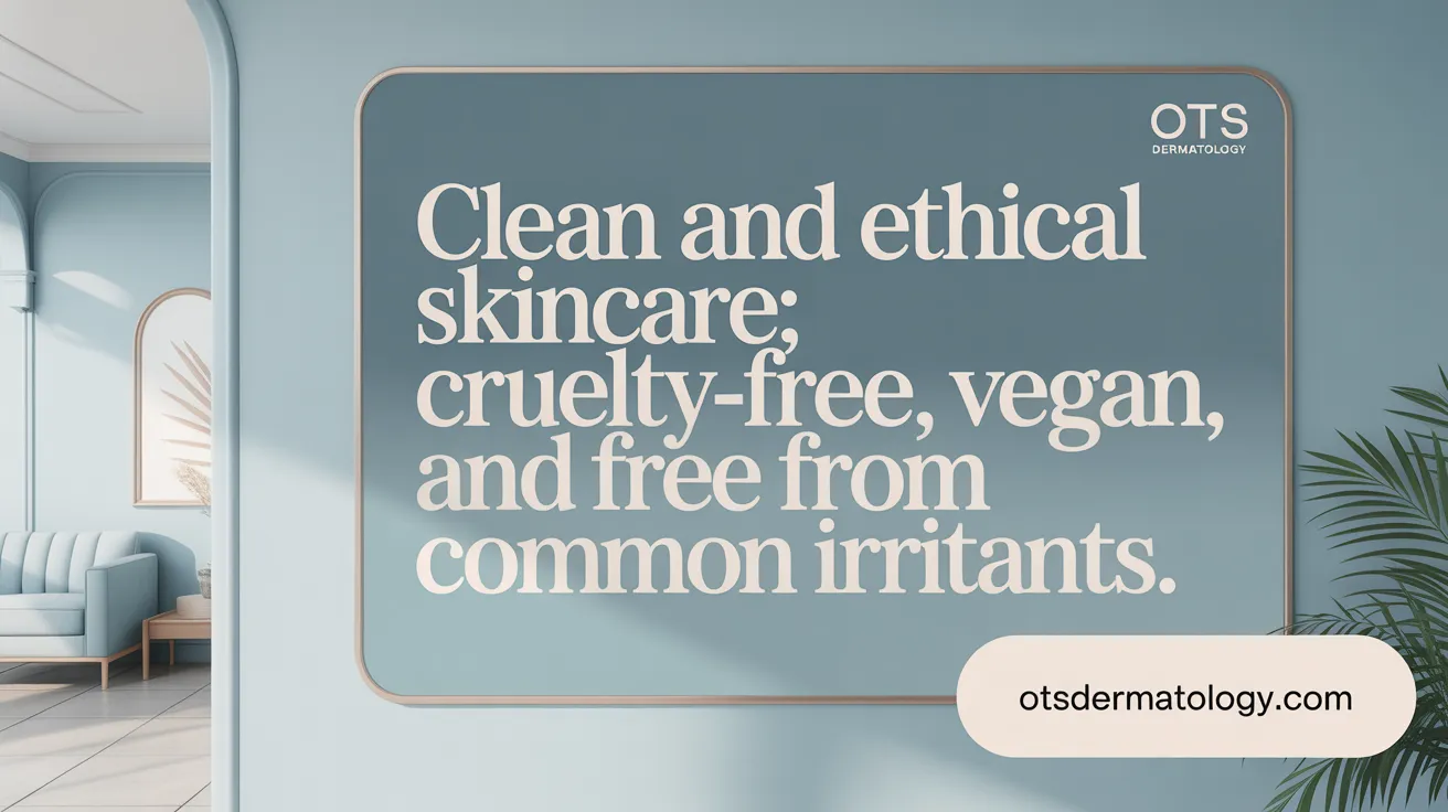 Clean and Ethical Skincare: Cruelty-free, vegan, and free from common irritants.