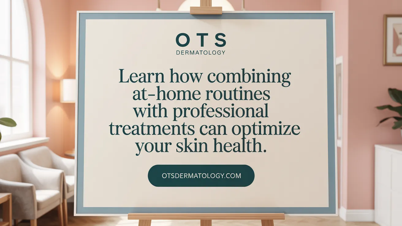 Learn how combining at-home routines with professional treatments can optimize your skin health.
