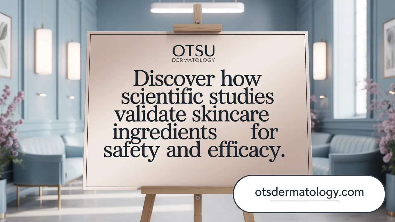 Discover how scientific studies validate skincare ingredients for safety and efficacy.