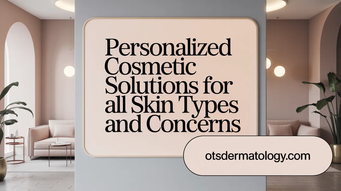 Personalized Cosmetic Solutions for All Skin Types and Concerns