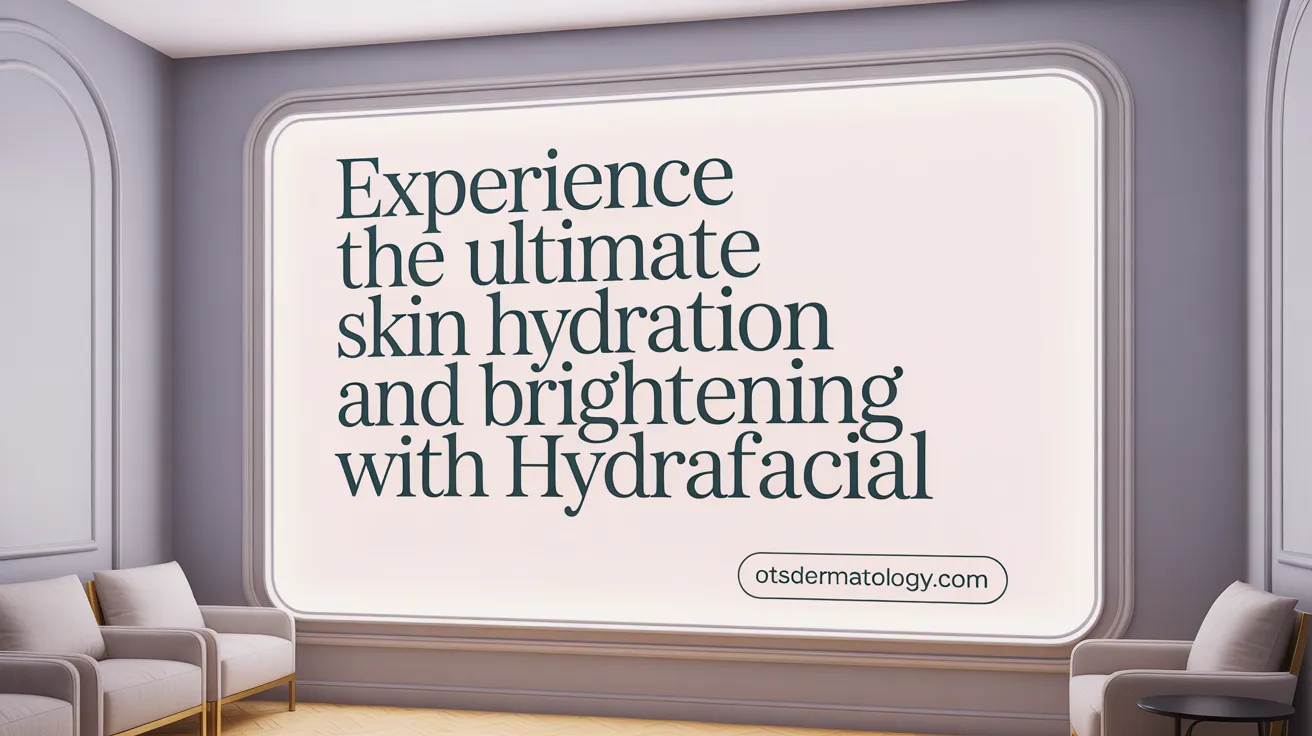Experience the Ultimate Skin Hydration and Brightening with Hydrafacial