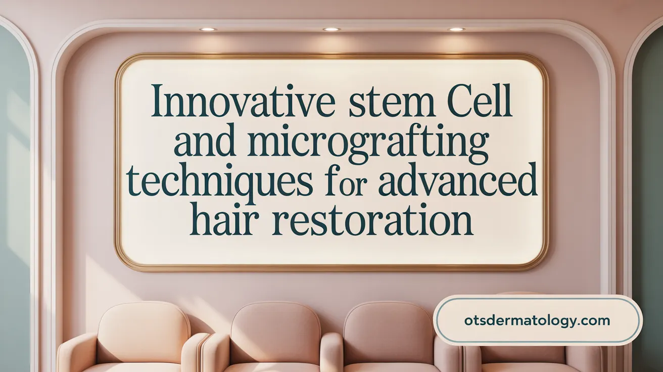 Innovative Stem Cell and Micrografting Techniques for Advanced Hair Restoration